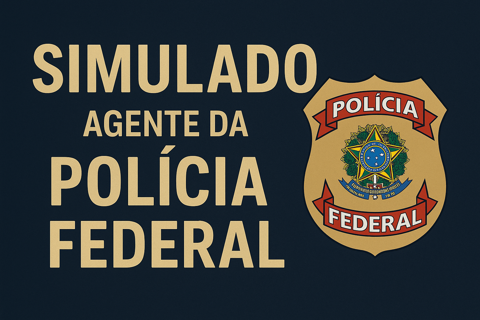 Simulado Agente da Polícia Federal
