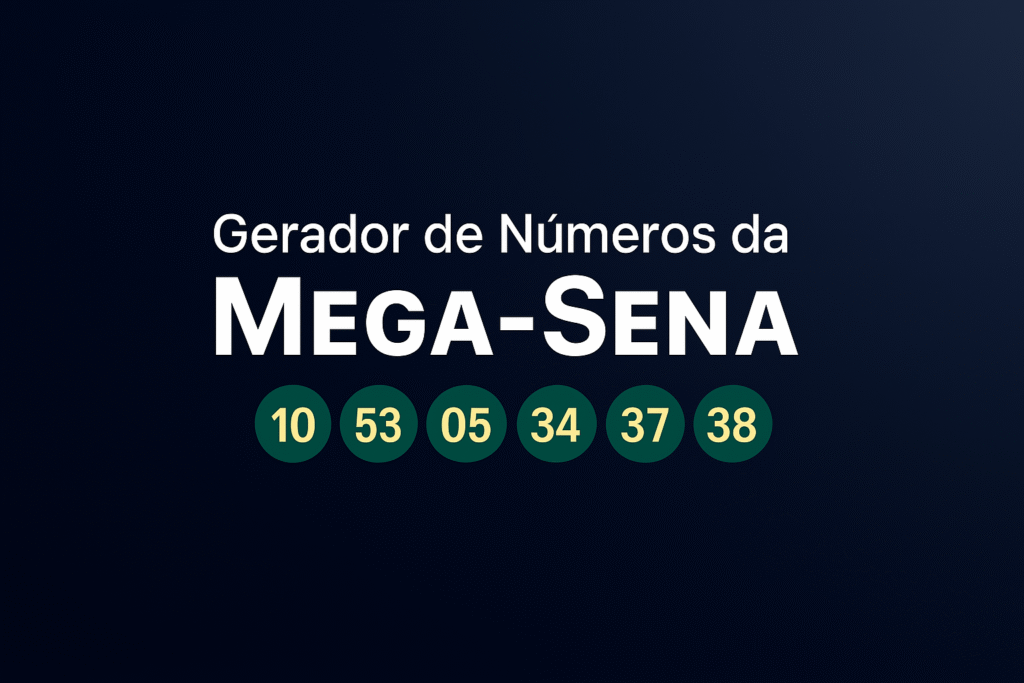 Gerador de Números da Mega-Sena