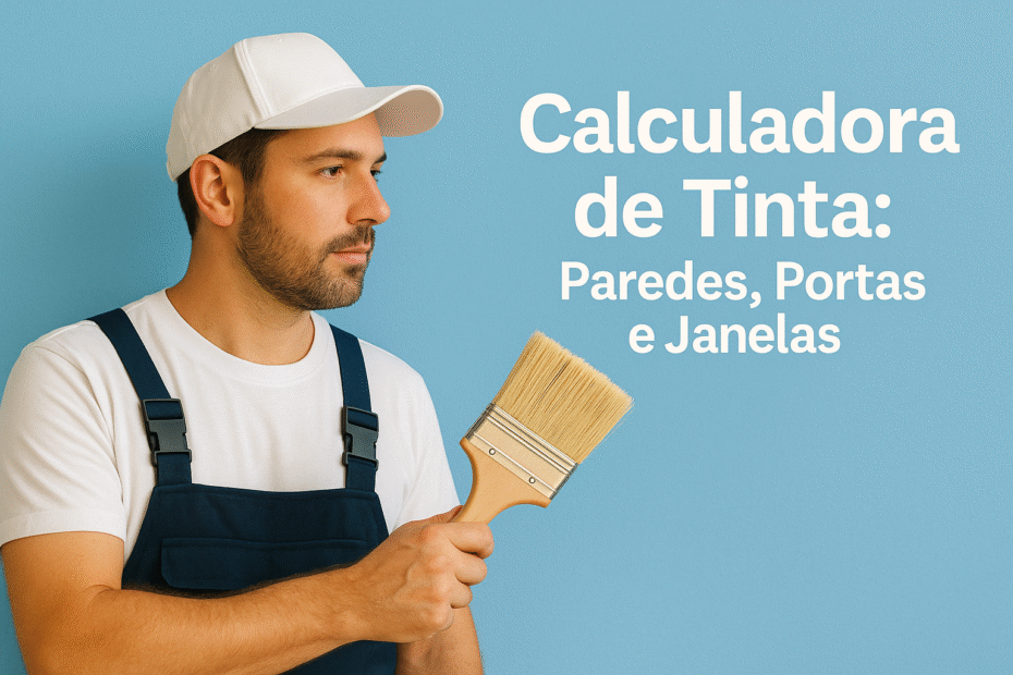 Calculadora de Tinta: Paredes, Portas e Janelas
