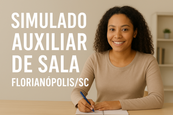 Simulado Auxiliar de Sala: Florianópolis/SC