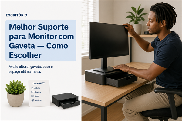 Melhor Suporte para Monitor com Gaveta: Como Escolher