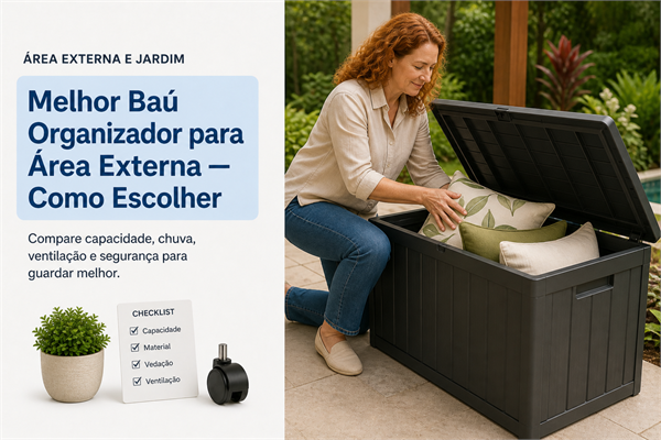 Baú Organizador para Área Externa: Como Escolher