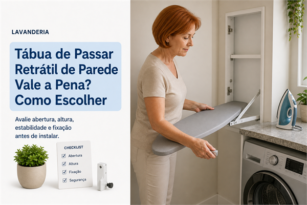 Tábua de Passar Retrátil de Parede Vale a Pena? Como Escolher