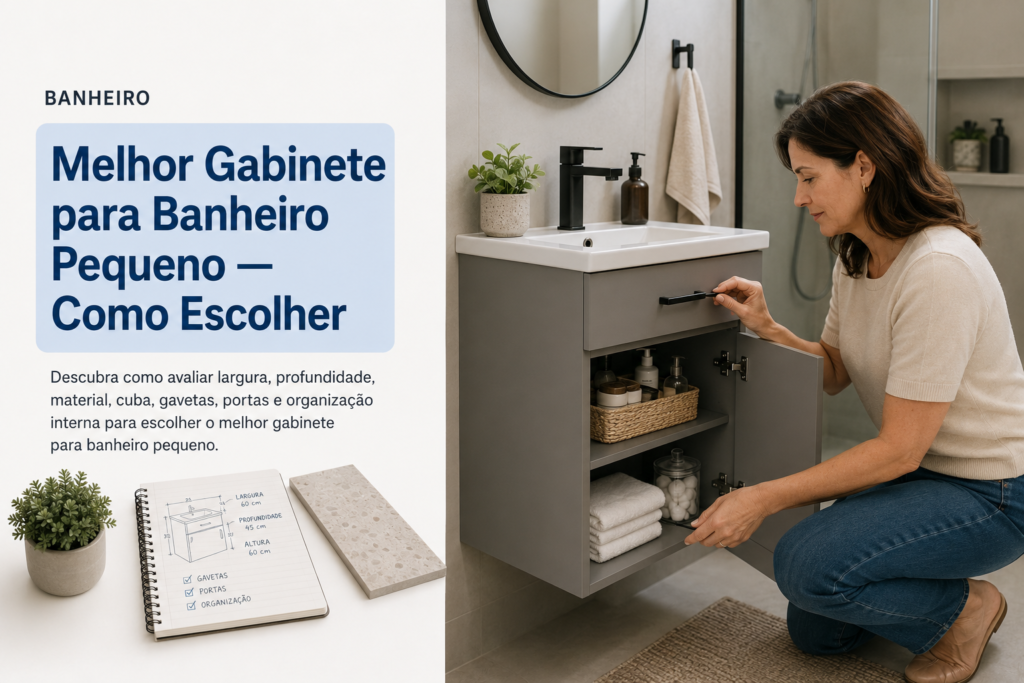 Melhor Gabinete para Banheiro Pequeno — Como Escolher