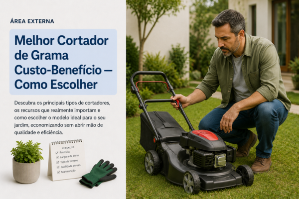 Melhor Cortador de Grama Custo-Benefício — Como Escolher