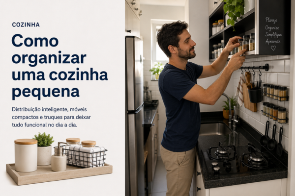 Como organizar uma cozinha pequena