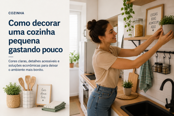 Como decorar uma cozinha pequena gastando pouco