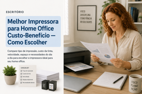 Melhor Impressora para Home Office Custo-Benefício — Como Escolher