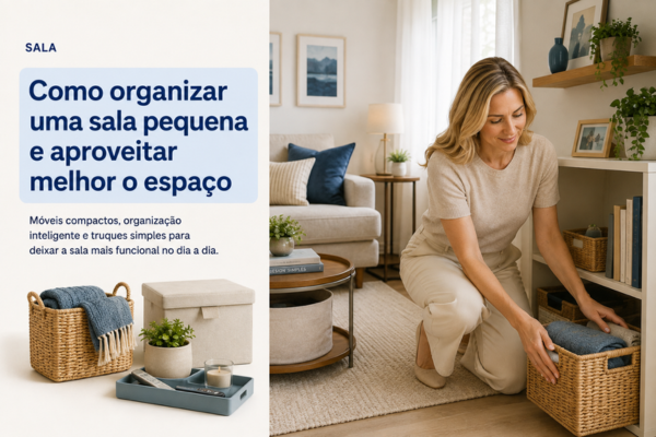 Como organizar uma sala pequena e aproveitar melhor o espaço