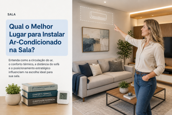 Qual o Melhor Lugar para Instalar Ar-Condicionado na Sala?
