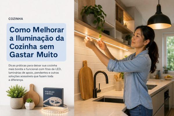 Como Melhorar a Iluminação da Cozinha sem Gastar Muito