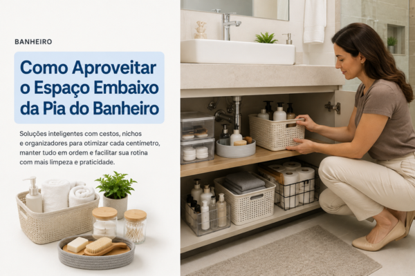 Como Aproveitar o Espaço Embaixo da Pia do Banheiro