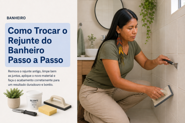 Como Trocar o Rejunte do Banheiro Passo a Passo