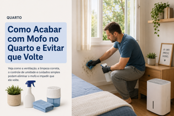 Como Acabar com Mofo no Quarto e Evitar que Volte