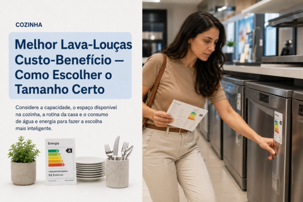 Melhor Lava-Louças Custo-Benefício — Como Escolher o Tamanho Certo