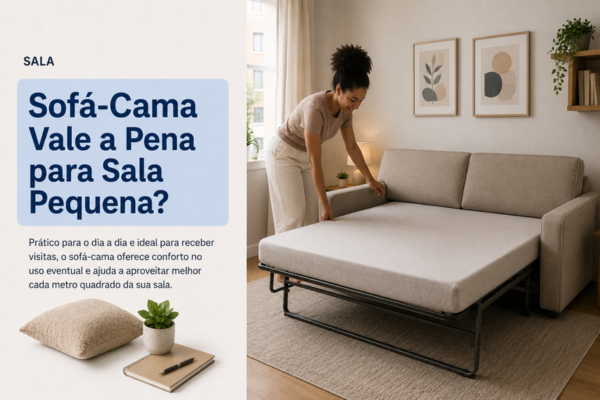 Sofá-Cama Vale a Pena para Sala Pequena?