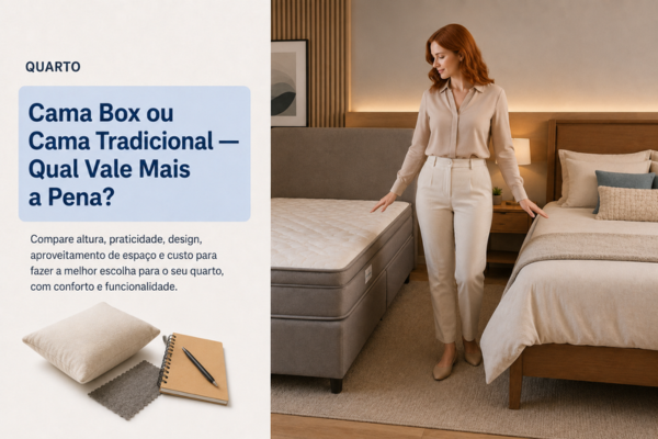 Cama Box ou Cama Tradicional — Qual Vale Mais a Pena?
