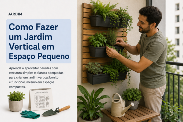Como Fazer um Jardim Vertical em Espaço Pequeno