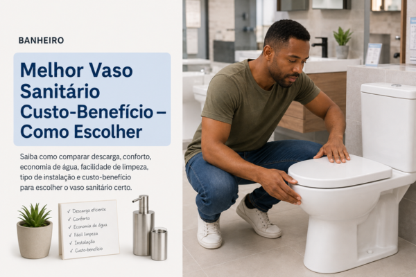 Melhor Vaso Sanitário Custo-Benefício — Como Escolher