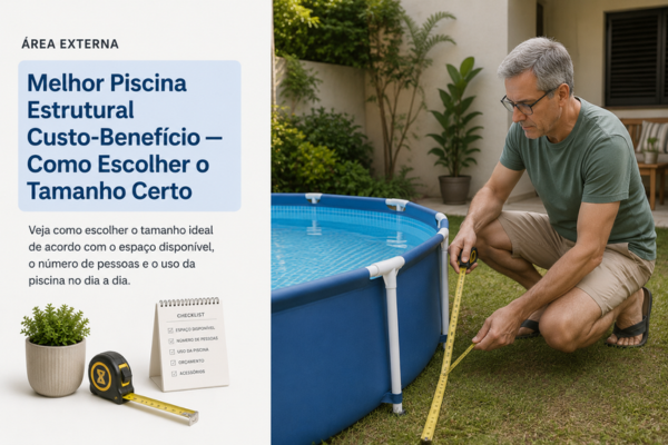 Melhor Piscina Estrutural Custo-Benefício — Como Escolher o Tamanho Certo